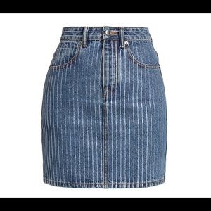 Alexander wang crystal skirt